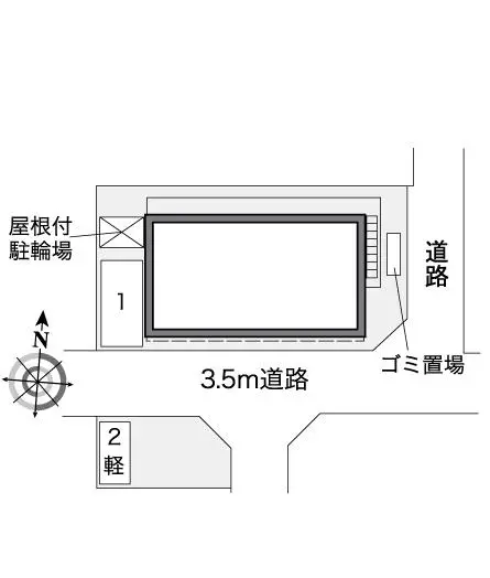 ★手数料０円★寝屋川市下神田町 月極駐車場